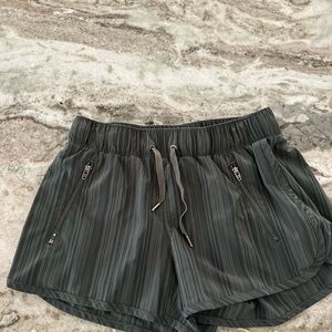 Athleta Striped Athletic Shorts